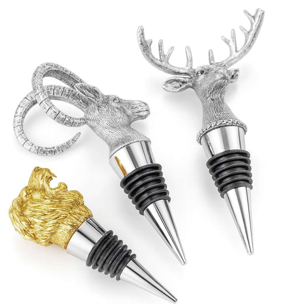 Deer Head Red Wine Silicone Plug Silicone