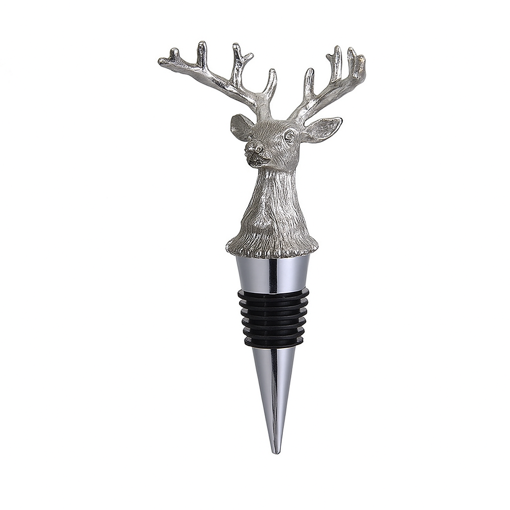 Deer Head Red Wine Silicone Plug Silicone