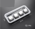 Reusable Stainless Steel Ice Cubes for Drinks