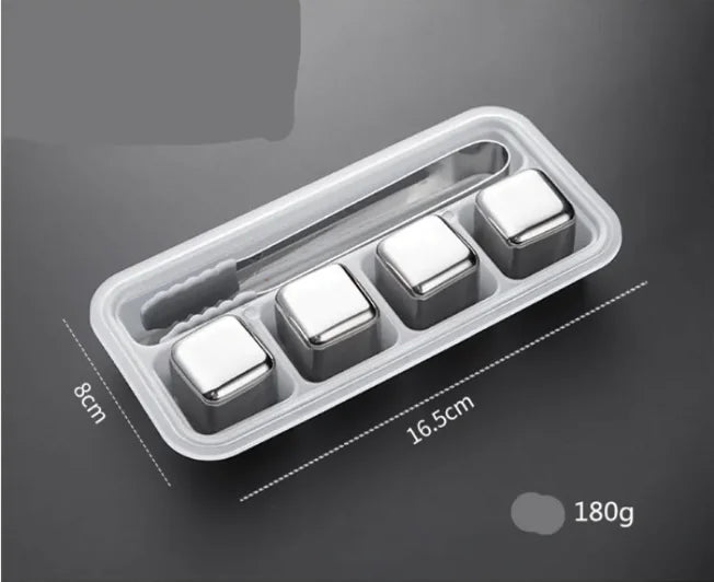 Reusable Stainless Steel Ice Cubes for Drinks