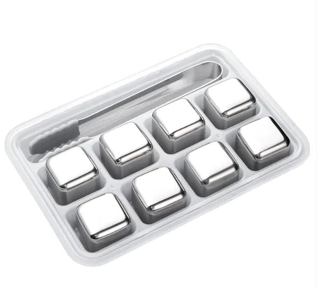 Reusable Stainless Steel Ice Cubes for Drinks