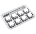 Reusable Stainless Steel Ice Cubes for Drinks