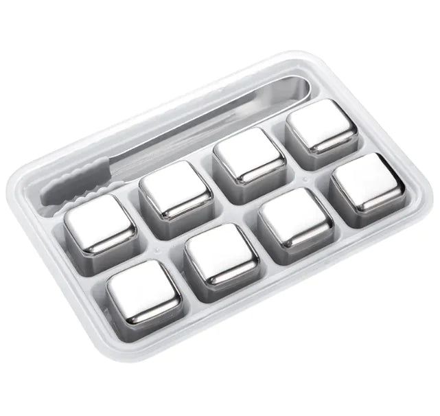 Reusable Stainless Steel Ice Cubes for Drinks