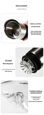 Iceberg Waterfall Wine Decanter